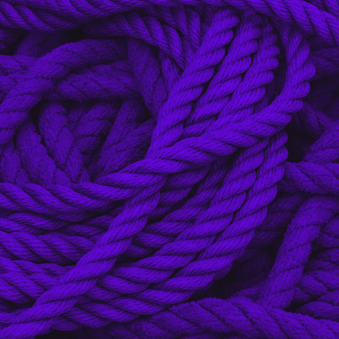 purple rope image with a dark black tint